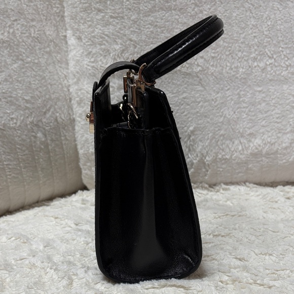 Kate Spade Sunset Lane Kirin Black Glitter Bag with Chain - Picture 5 of 9